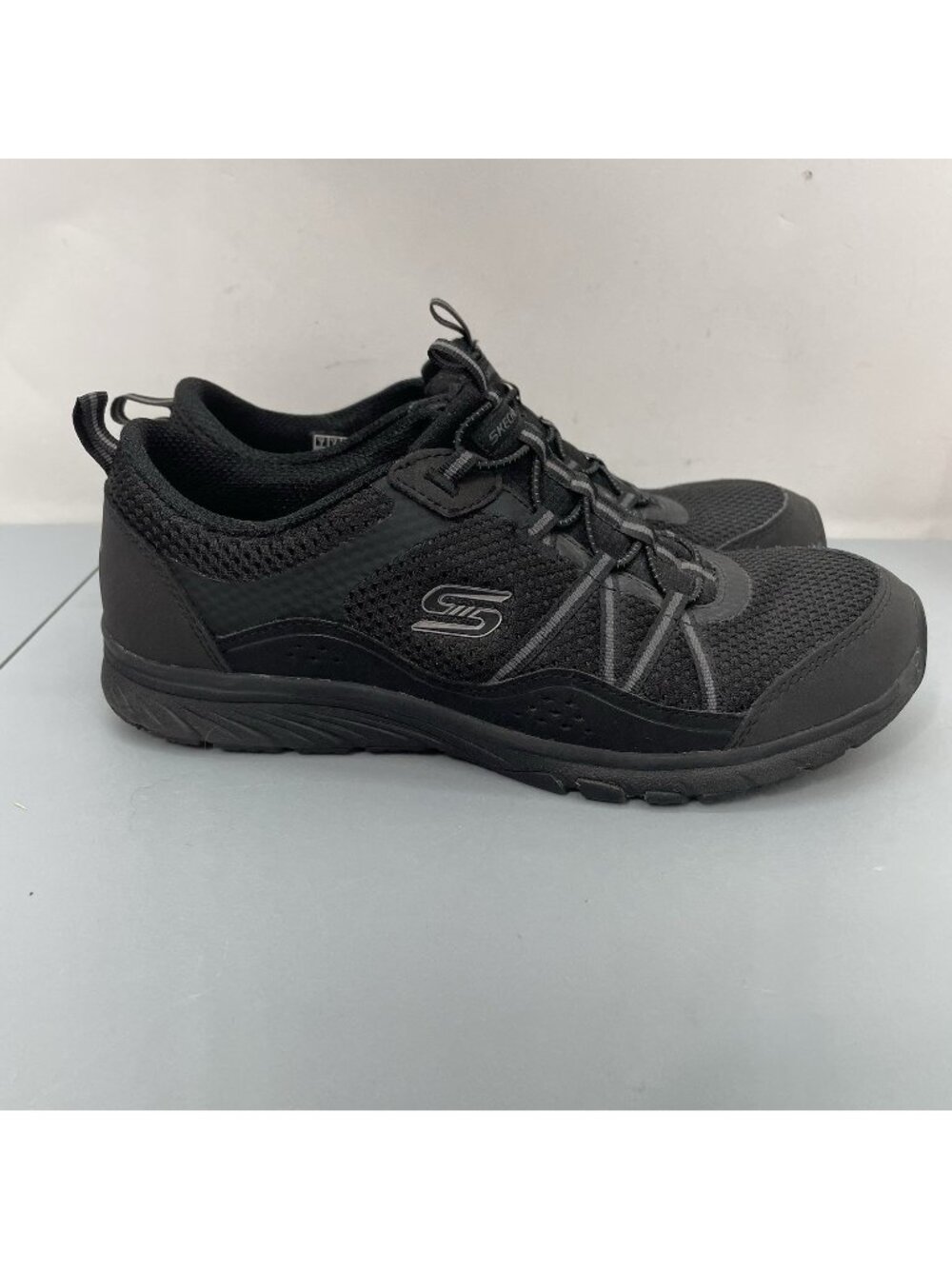Skechers Gratis Sport Sneakers Shoes Walking Comfort Black Womens 7